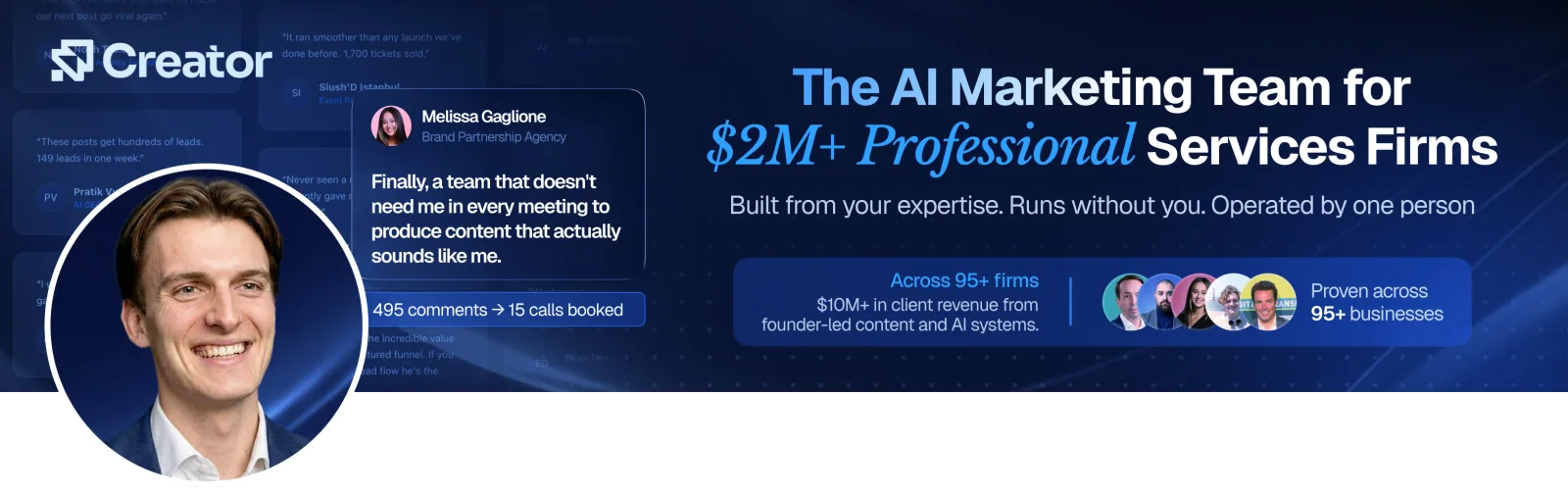 LinkedIn header preview