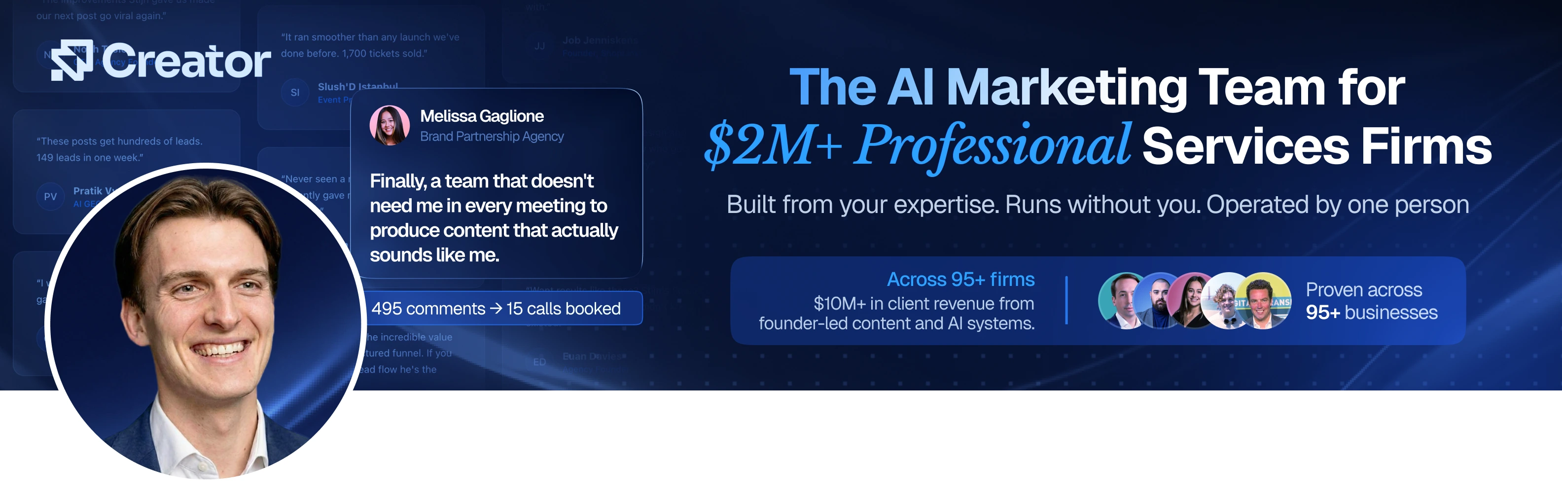 LinkedIn header preview